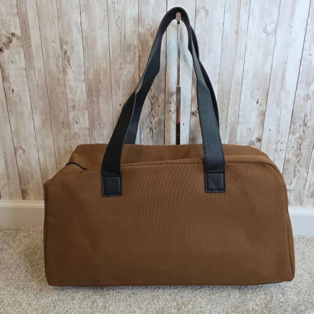Carolina Herrera Bad Boy Duffle/travel/ gym Bag Brown/Black